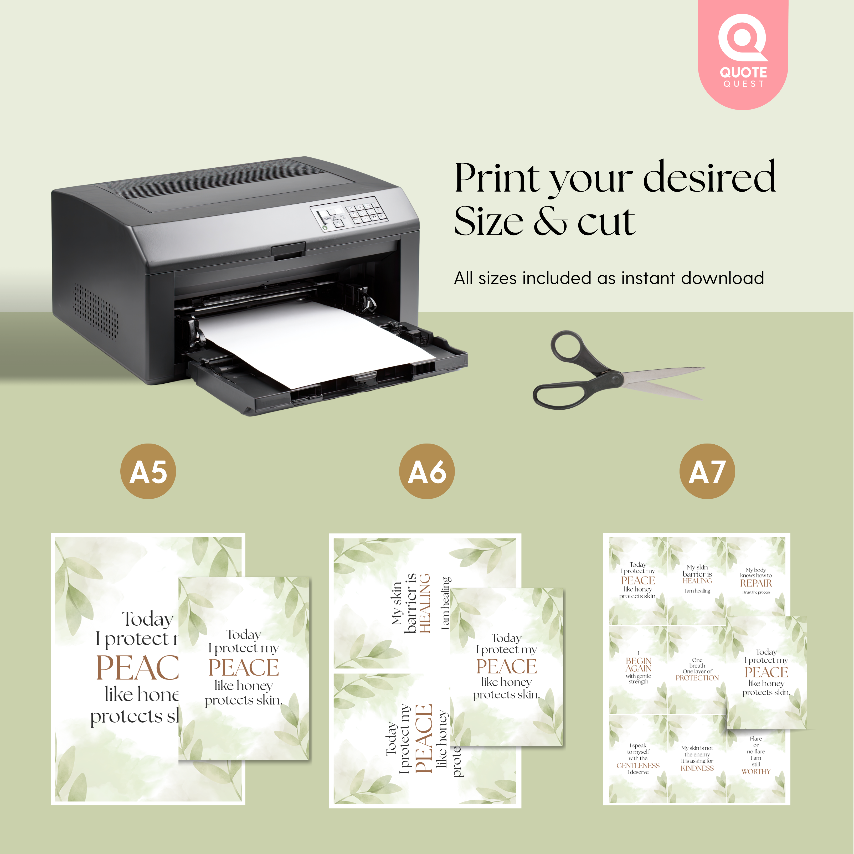 Shifa Mini Bundle: 52 Eczema Affirmation Cards 7 Shifa Mini Bundle: 52 Eczema Affirmation Cards - Image 7